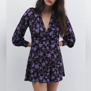 Zara Floral Printed Jumpsuit